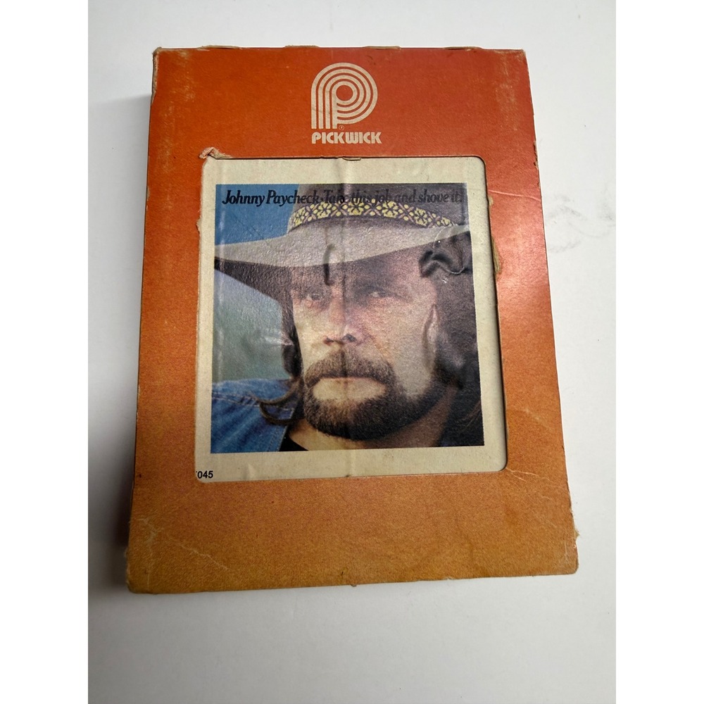 Johnny Paycheck Take This Job and Shove It 8-Track Tape Vintage1978 Pickwick PEA